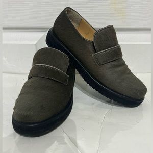 Walter Steiger Loafers  Genuine leather with pony hair in Taupe color